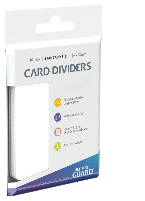 Ultimate Guard - Card Dividers Standard Size (10) - White / Weiss - Zubehör