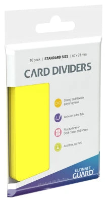 Ultimate Guard - Card Dividers Standard Size (10) - Yellow / Gelb - Zubehör