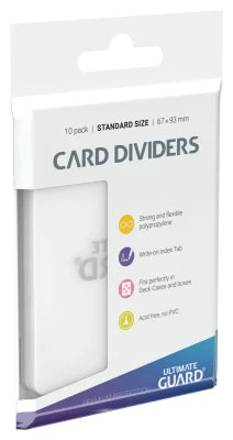 Ultimate Guard - Card Dividers Standard Size (10) - Transparent - Zubehör