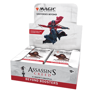 Jenseits des Multiversums: Assassin's Creed Beyond-Booster-Display